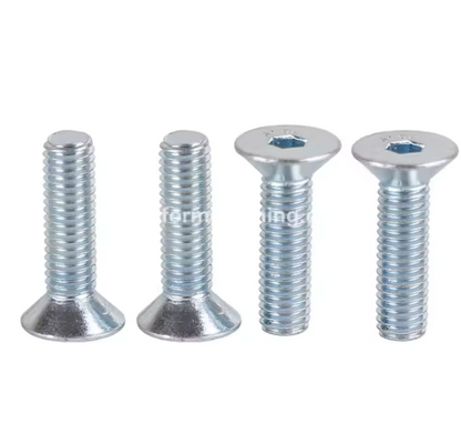 countersunk head cap screws, Zinc Plated High Tensile Strength Countersunk Bolts M2 M3 M4 M5 M6 M8 M10