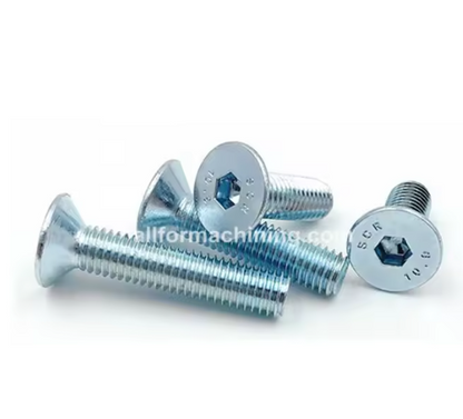 countersunk head cap screws, Zinc Plated High Tensile Strength Countersunk Bolts M2 M3 M4 M5 M6 M8 M10